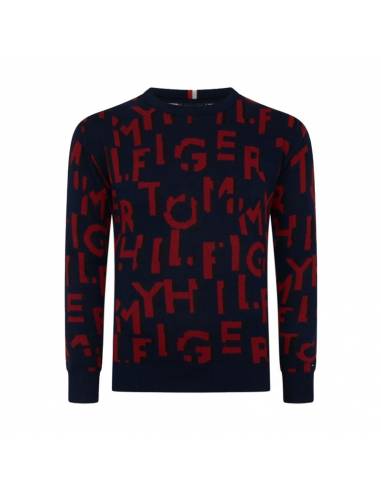 TOMMY HILFIGER JERSEY MW0MW19563_MAR MARINO (M)