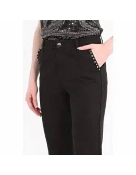 MOLLY BRACKEN PANTALONES E1622BN_NG NEGRO (W)