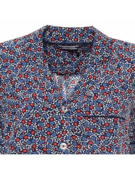 TOMMY HILFIGER CAMISA WW0WW17779_EST ESTAMPADO MULTICOLOR (W