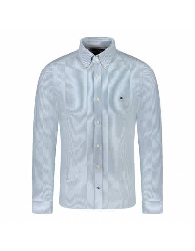 TOMMY HILFIGER CAMISA MW0MW30678_AZ AZUL (M)