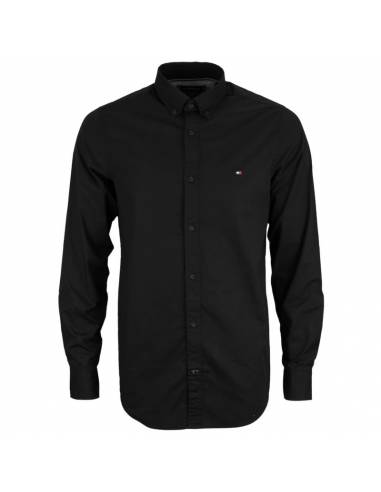 TOMMY HILFIGER CAMISA MW0MW25035_NG NEGRO (M)