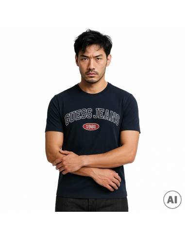 GUESS CAMISETAS M4YI57K8HM0_MAR MARINO (M)