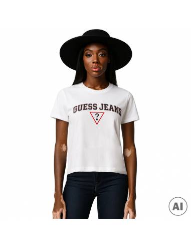 GUESS CAMISETAS W4YI06K8HM0_BL BLANCO (W)