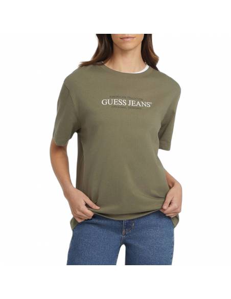 GUESS CAMISETAS W4YI08K8HM0_VE VERDE (W)