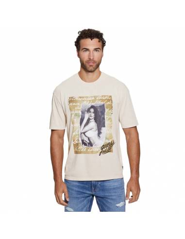 GUESS CAMISETAS M4BI21K9RM1_CRU CRUDO (M)